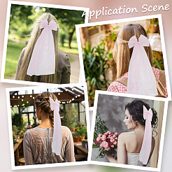 Bowknot Polyester Hair Barrettes&nbsp;AJEW-WH20002-61