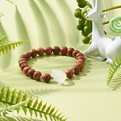 Natural Quartz Bracelet for Girl Women Gift&nbsp;BJEW-JB06775