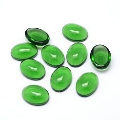 K9 Glass Cabochons Oval Flat Back Cabochons&nbsp;GGLA-L002B-04