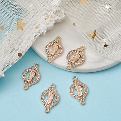 Religion Alloy Connector Charms with Crystal Rhinestone&nbsp;FIND-YW0003-47