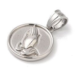 Non-Tarnish 304 Stainless Steel Pendants&nbsp;STAS-Z075-08P