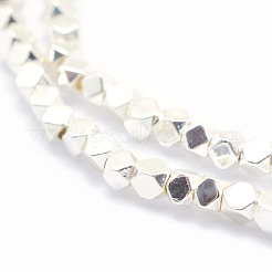 Electroplate Non-magnetic Synthetic Hematite Beads Strands&nbsp;G-L485-10C-S