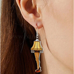Acrylic & Iron Dangle Earrings for Women&nbsp;WG22366-01