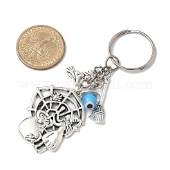 Alloy Lampwork Pendant Keychains&nbsp;KEYC-JKC01276