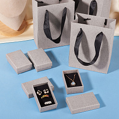 4Pcs Rectangle Paper Jewelry Display Cases&nbsp;CON-TA0001-39B-02