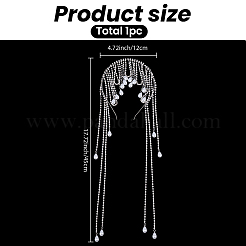 1Pc Plastic Imitation Pearl Hair Bands&nbsp;OHAR-CY0001-23