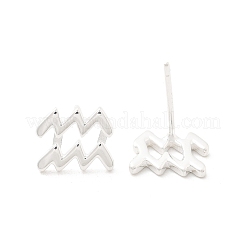 925 Sterling Silver Stud Earrings&nbsp;EJEW-K303-01S-11
