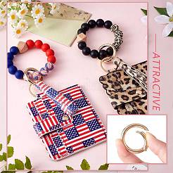 Leather Wristlet Keychain Bracelet Wallet for Women&nbsp;JX633A