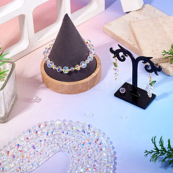 4 Starnds 4 Styles AB Color Plated Transparent Electroplate Beads Strands&nbsp;EGLA-TA0013-79