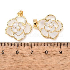 Brass Enamel Pendants&nbsp;KK-G543-06G