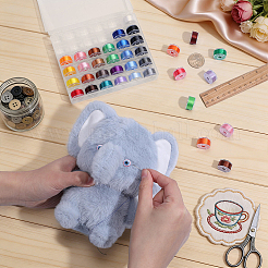 36 Rolls Polyester Embroidery Thread Set with Storage Box&nbsp;DIY-WH0622-721