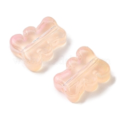 Transparent Spray Paint Glass Beads&nbsp;GLAA-Z011-08G
