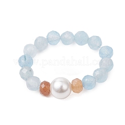 White Jade Jewerly Sets&nbsp;SJEW-JS01338-01