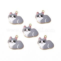 Alloy Enamel Pendants&nbsp;ENAM-M046-11G-B