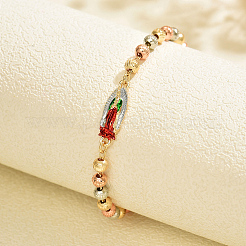Elegant Brass Link Chain Bracelets&nbsp;XP3569
