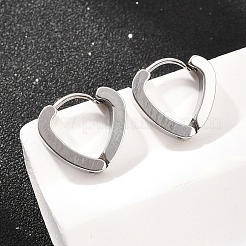 201 Stainless Steel Hoop Earrings&nbsp;EJEW-T056-02P