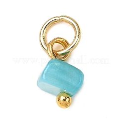 Dyed Natural Freshwater Shell Nuggets Charms&nbsp;PALLOY-JF04375-01