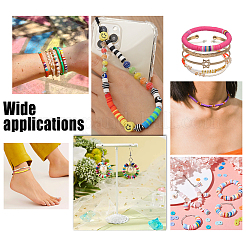 Handmade Polymer Clay Beads Strands&nbsp;CLAY-AR0001-03