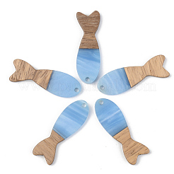 Resin & Walnut Wood Pendants&nbsp;RESI-S389-054A