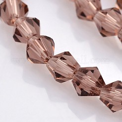 Bicone Glass Beads Strands&nbsp;EGLA-P016-3mm-03