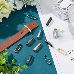 12Pcs 3 Colors Alloy Loop Keepers&nbsp;FIND-WR0010-67