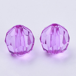 Transparent Acrylic Beads&nbsp;TACR-Q257-10mm-V48