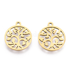 Ion Plating(IP) 201 Stainless Steel Pendants&nbsp;STAS-S105-JN890G