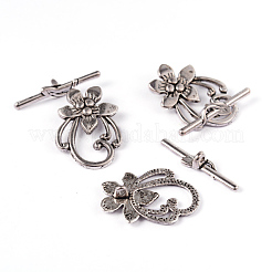 Tibetan Style Alloy Toggle Clasps&nbsp;LF0677Y