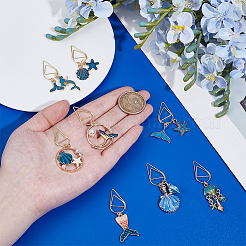 8Pcs Metal Paper Clips&nbsp;AJEW-OC00034