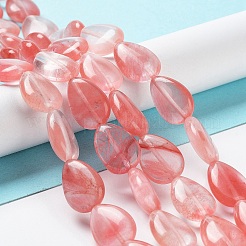 Cherry Quartz Glass Beads Strands&nbsp;G-L242-18