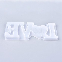 DIY Word Love Silicone Molds&nbsp;DIY-L042-002