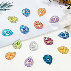 50Pcs Resin Cabochons&nbsp;CRES-GF0001-07