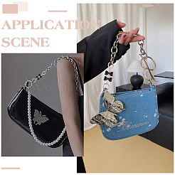 2Pcs Alloy Enamel Bowknot Link Purse Strap Extenders&nbsp;FIND-UN0003-18B