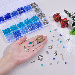 Christmas Theme DIY Jewelry Making Kits&nbsp;DIY-PH0030-57