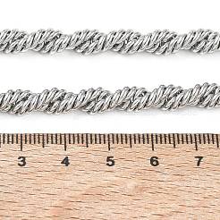 6MM 304 Stainless Steel Rope Chain Necklaces&nbsp;SA-CBA2696-04P
