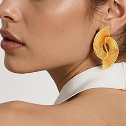 Brass Stud Earrings&nbsp;FS-WG81491-01