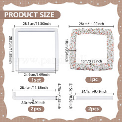 Plastic Cross Stitch Embroidery Hoops&nbsp;DIY-NB0014-42