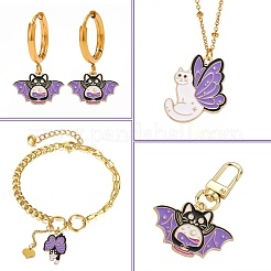 15Pcs 3 Styles Alloy Enamel Pendants&nbsp;ENAM-CJ0003-93