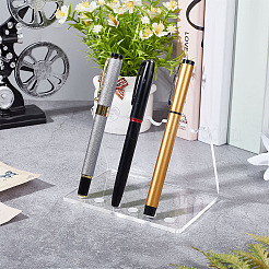 Acrylic Pencil & Makeup Brush Holder&nbsp;AJEW-WH0314-18-WH