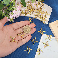 100Pcs Tibetan Style Alloy Pendants&nbsp;FIND-CA0010-59AG