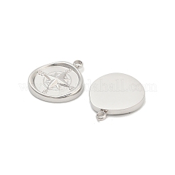 304 Stainless Steel Pendants&nbsp;STAS-D384-12P