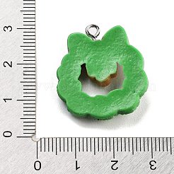Christmas Theme Opaque Resin Pendants&nbsp;RESI-F054-A01