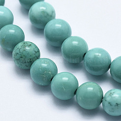 Natural Magnesite Beads Strands&nbsp;G-K244-02-8mm-02