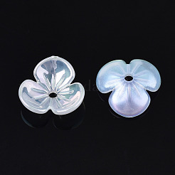 3-Petal Electroplate Acrylic Bead Caps&nbsp;PACR-T014-03