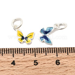 925 Sterling Silver Enamel Pendants&nbsp;STER-K188-15S