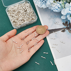 1000Pcs Glass Twisted Bugle Beads&nbsp;SEED-HY0001-12A