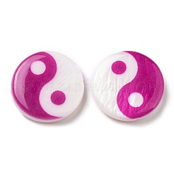 Printed Natural Freshwater Shell Beads&nbsp;SHEL-R129-07C-04