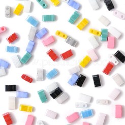 100Pcs 12 Styles 2-Hole Glass Seed Beads&nbsp;SEED-FS0001-43