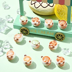 20Pcs 5 Styles Resin Cat Shape Coffee Display Decorations&nbsp;AJEW-CJ0001-65