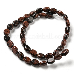 Natural Mahogany Obsidian Beads Strands&nbsp;G-M420-D01-01